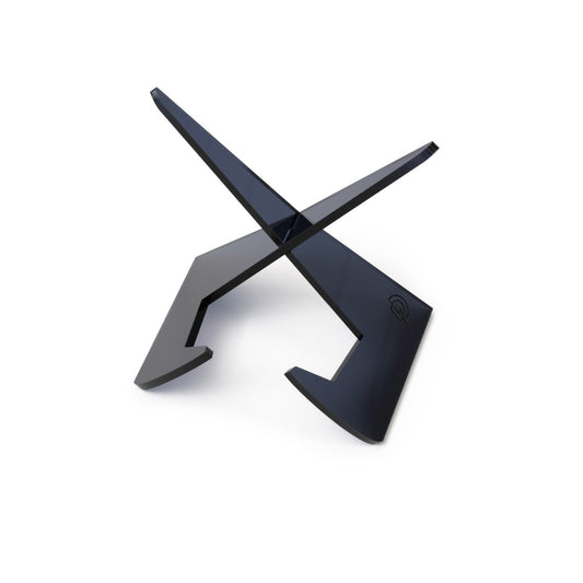 record stand black