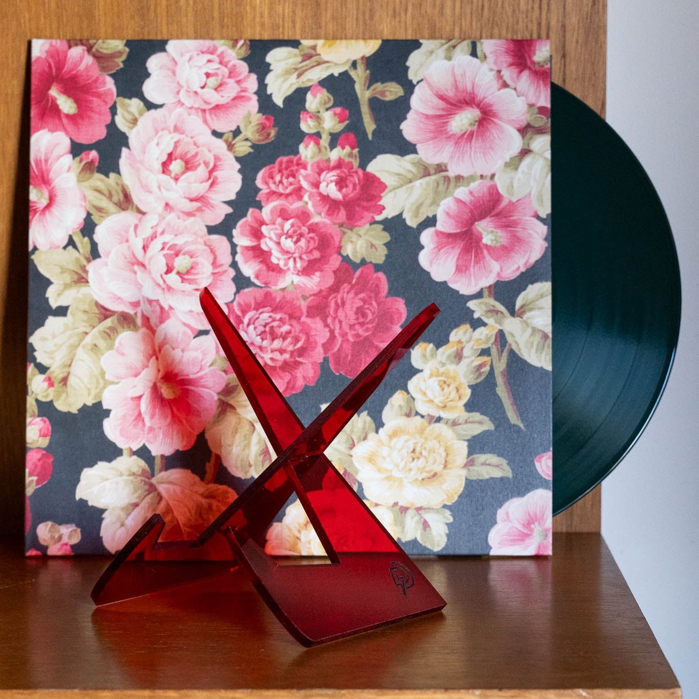 record display stand lifestyle